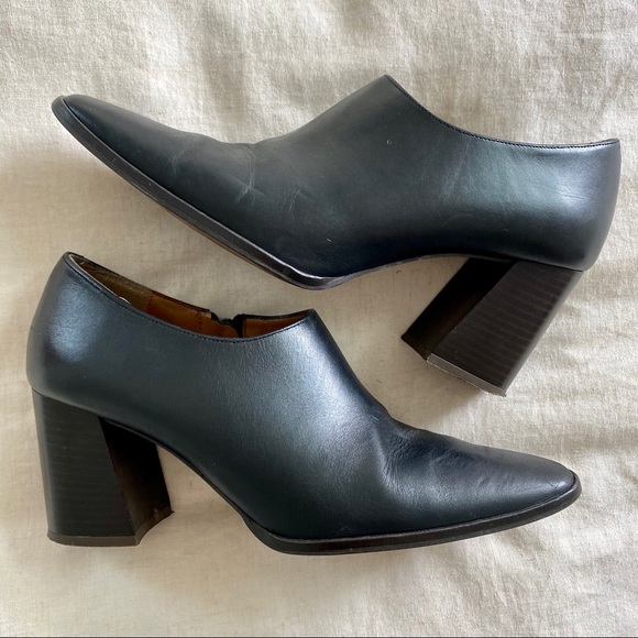 Zara 100% Leather Low Ankle Boot - Picture 9 of 9